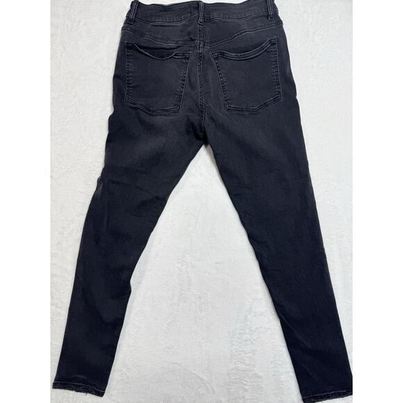 Warp + Weft MXP Millan High Rise Legging Steel Womens 30x29 Black Jeans - Picture 4 of 6